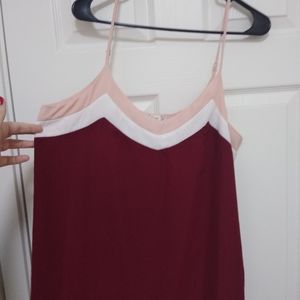 Burgundy Tank Top Size XL